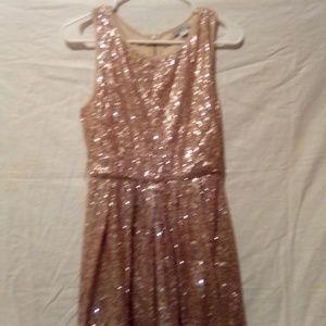 Issi gold sequin dress